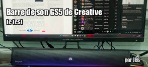 ZeDen teste la barre de son GS5 de Creative